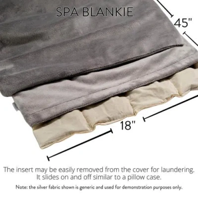 Sonoma Lavender Eucalyptus Spa Blankie In Silver Fox