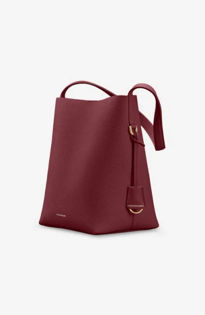 Maison De Sabre Maison De Sabr Bucket Soft Tote In Plum Nude