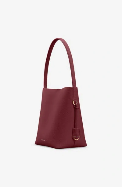 Maison De Sabre Maison De Sabr Bucket Soft Tote In Plum Nude