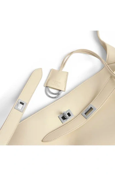 Balenciaga Small Bel Air Belted Leather Shoulder Bag In 9723 Soya