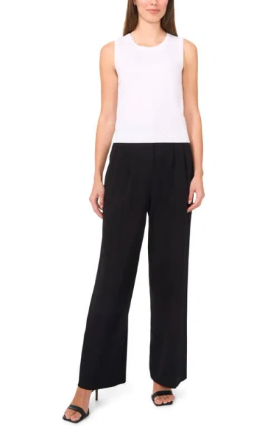 Halogenr Halogen(r) Crewneck Sweater Tank In Bright White