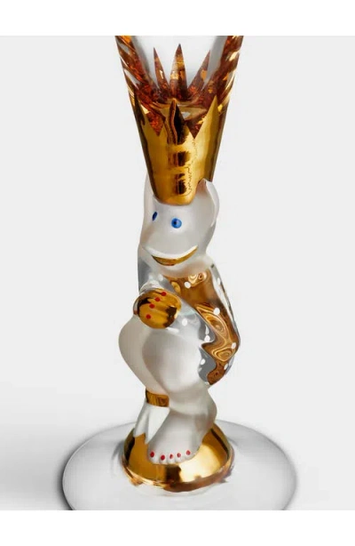 Orrefors Sparkling Devil Champagne Flute In Clear