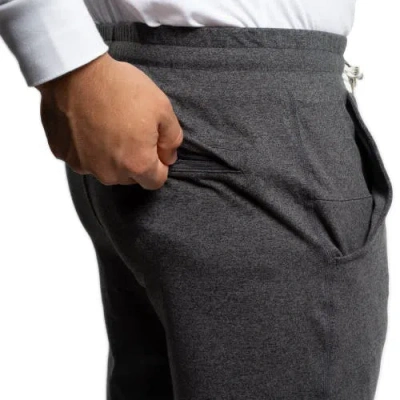 Peter Manning Performance Jogger In Charcoal