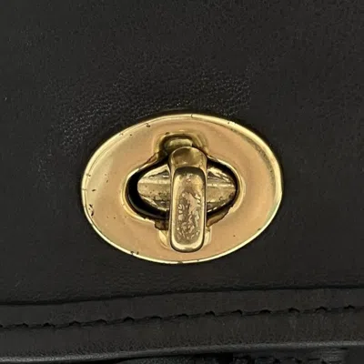 Pre-owned Coach Black Leather Backpack ()