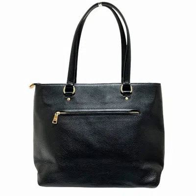 Pre-owned Coach Black Leather Tote Bag ()