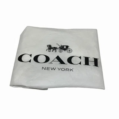 Pre-owned Coach Bordeaux Canvas Shoulder Bag Tote Bag ()