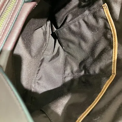 Pre-owned Coach Bordeaux Canvas Shoulder Bag Tote Bag ()