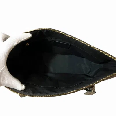 Pre-owned Coach Brown Leather Pvc Tote Bag ()