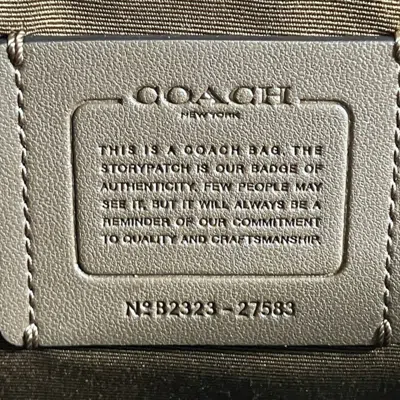 Pre-owned Coach Brown Pvc Handbag Shoulder Bag ()
