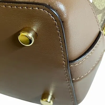 Pre-owned Coach Brown Pvc Handbag Shoulder Bag ()