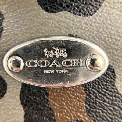Pre-owned Coach Gray Pvc Shoulder Bag ()