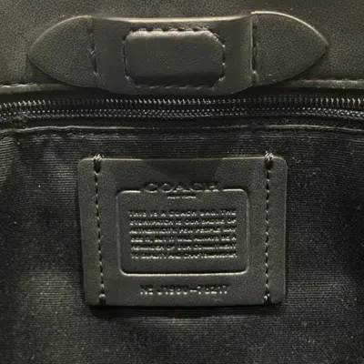 Pre-owned Coach Navy Leather Handbag Shoulder Bag ()