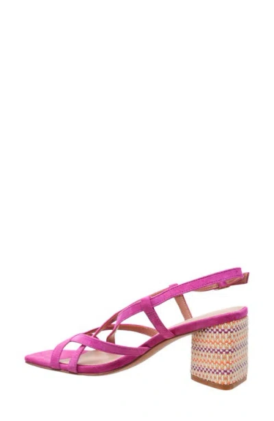 Linea Paolo Hazel Slingback Sandal In Fuchsia