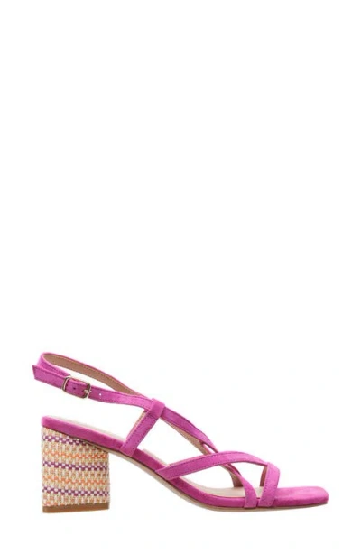 Linea Paolo Hazel Slingback Sandal In Fuchsia
