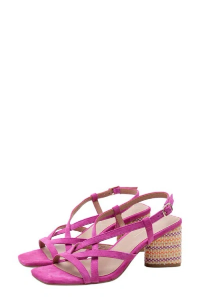 Linea Paolo Hazel Slingback Sandal In Fuchsia