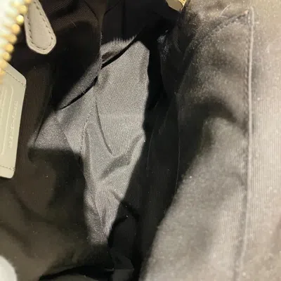 Pre-owned Coach White Leather Backpack ()