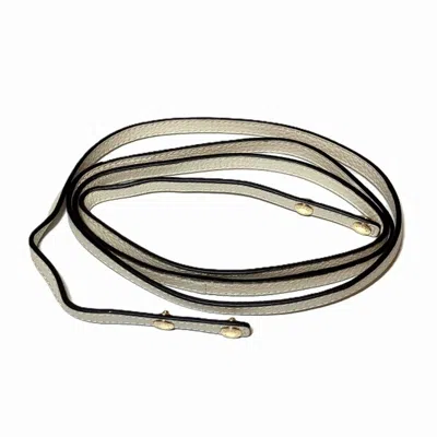 Pre-owned Coach White Leather Chain/shoulder Wallet ()