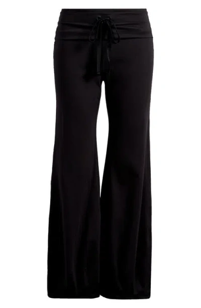 Free People Fp Movement Quick Step Drawstring Flare Pants In Black