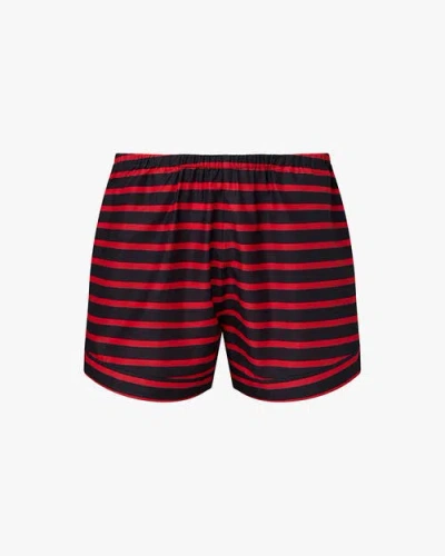 Weworewhat Pull On Beach Short In Tr Red/dk Navy