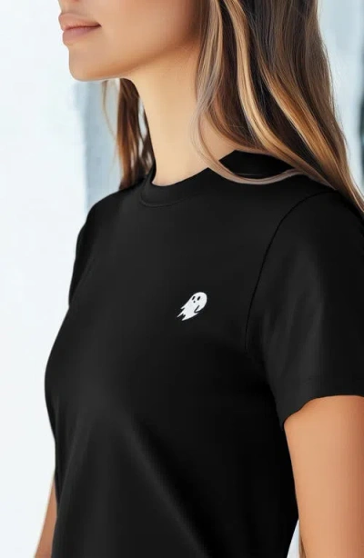 Dalix Ghost Womens Relaxed Tee In Black