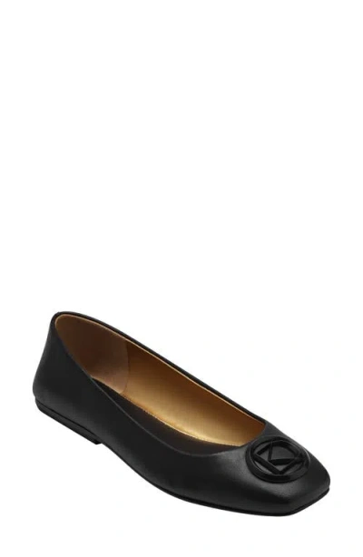 Donna Karan Kylee Ballet Flats In Black