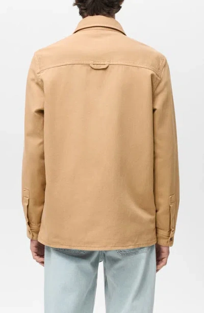 Mango Men's Lyocell Regular-fit Overshirt In Neutral