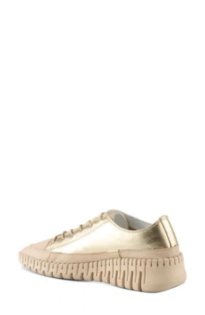 Spring Step Suranaglo Sneaker In Gold