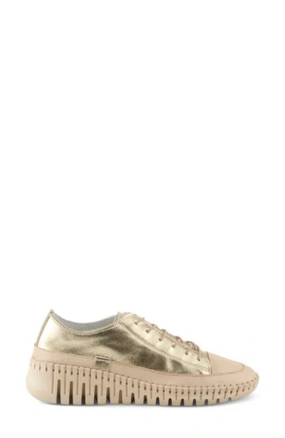 Spring Step Suranaglo Sneaker In Gold