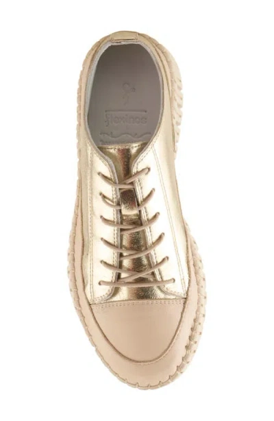 Spring Step Suranaglo Sneaker In Gold