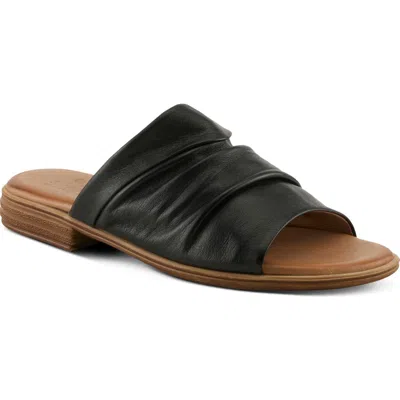 Spring Step Jaleel Slide Sandal In Black
