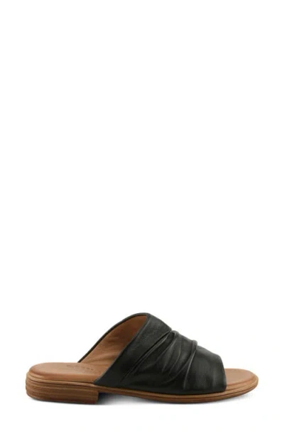Spring Step Jaleel Slide Sandal In Black