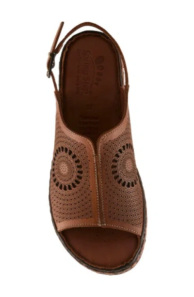 Spring Step Cordero Slingback Sandal In Camel