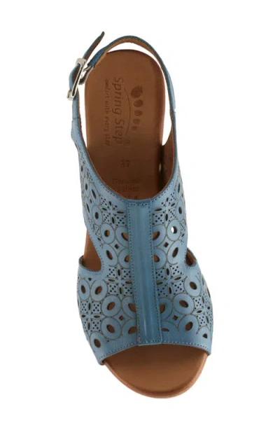 Spring Step Kovach Slingback Sandal In Blue