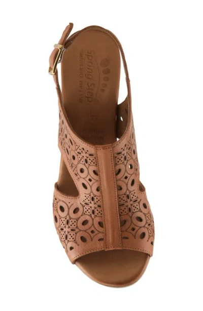 Spring Step Kovach Slingback Sandal In Camel