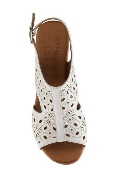 Spring Step Kovach Slingback Sandal In White