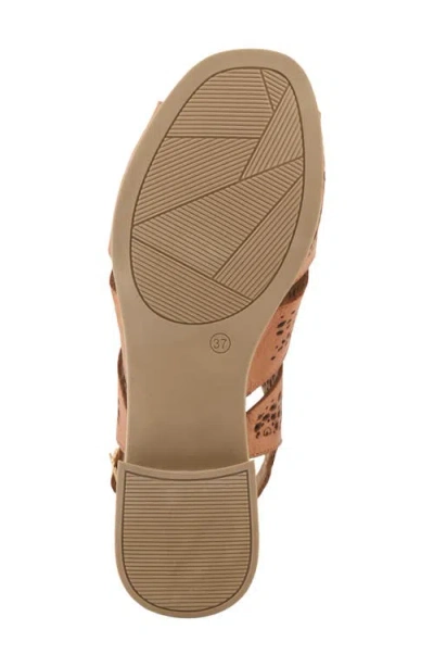 Spring Step Plasma Ankle Strap Sandal In Camel