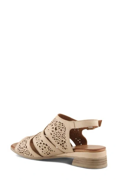Spring Step Plasma Ankle Strap Sandal In Beige