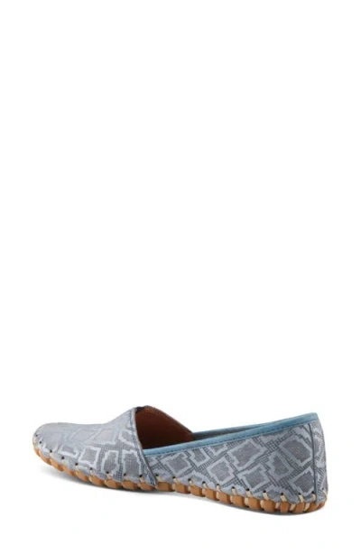 Spring Step Kathaleta Flat In Blue