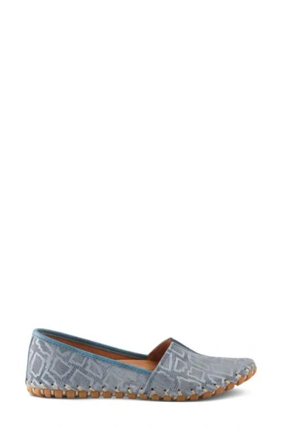 Spring Step Kathaleta Flat In Blue