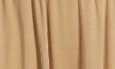 Mm Roal Modal Blend Maxi Skirt In Camel