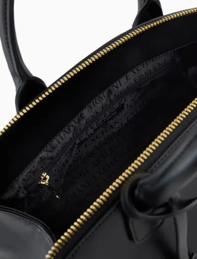 Armani Exchange Asv Small Handbag With Padlock And Metal Details