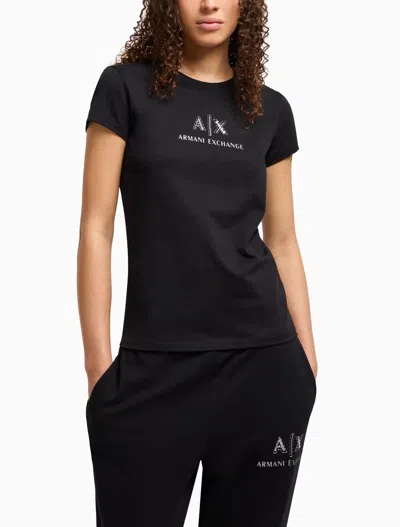 Armani Exchange T Shirts And Polos Black