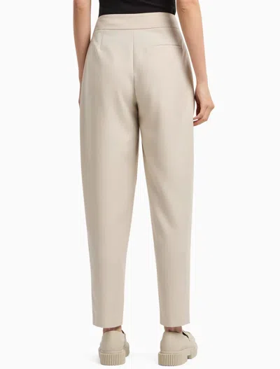 Armani Exchange Twill Pleated Trousers