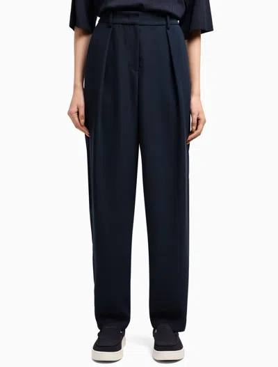Armani Exchange Soft Trousers With Pleats