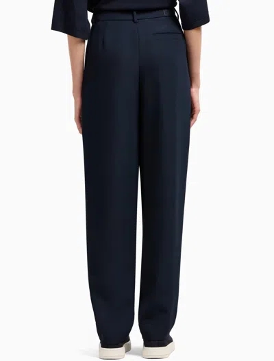 Armani Exchange Soft Trousers With Pleats