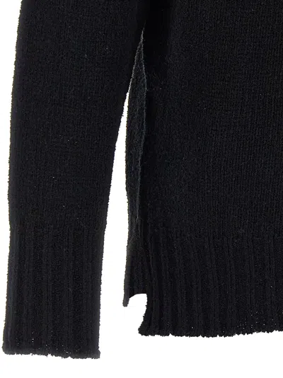 Ma'ry'ya High Neck Sweater In Blue