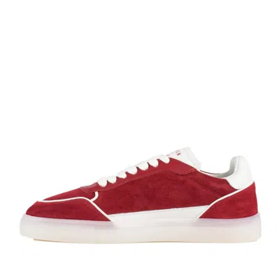 Copenhagen Red Suede Sneakers In Red