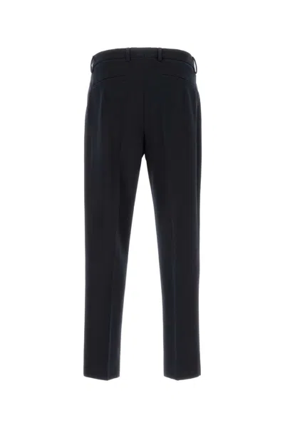 Zegna Man Pants Charcoal Size 38 Wool