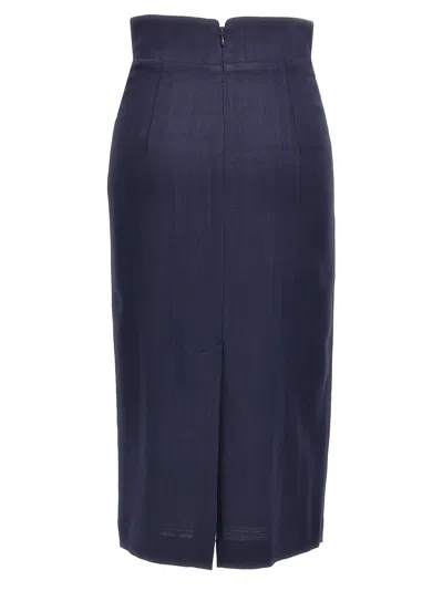 Tagliatore 'myra' High-waisted Knee-length Skirt