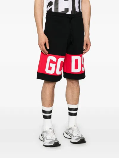 Gcds Logo-band Cotton Shorts